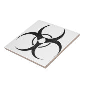 Biogefahrenzeichen Fliese (Seite)