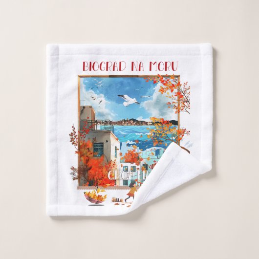 Biograd na Moru 2 Badhandtuch Set (Waschlappen)