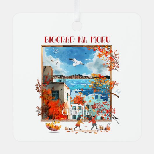 Biograd na Moru 2 Ornament Aus Metall (Vorderseite)