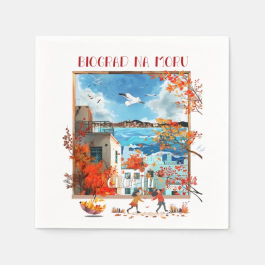 Biograd na Moru 2 Serviette (Vorderseite)
