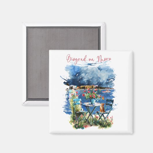 Biograd na moru 3 magnet (Vorderseite/Rückseite)