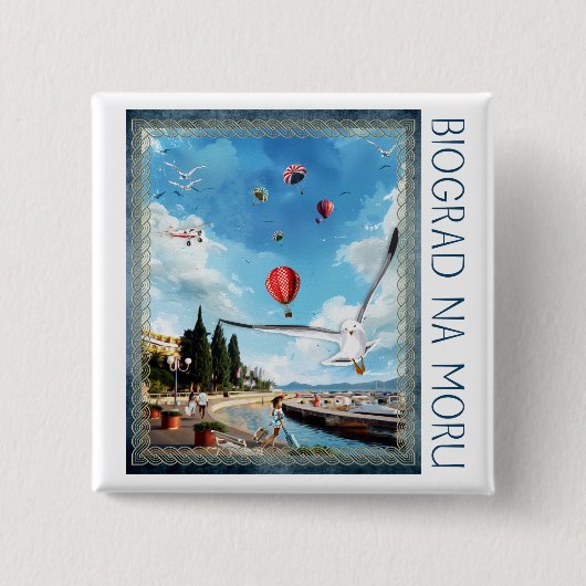 Biograd na moru 4 button (Vorderseite)