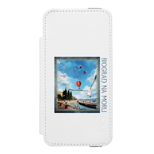 Biograd na moru 4 incipio iPhone Geldbeutel-Hülle (Folio Vorderseite)