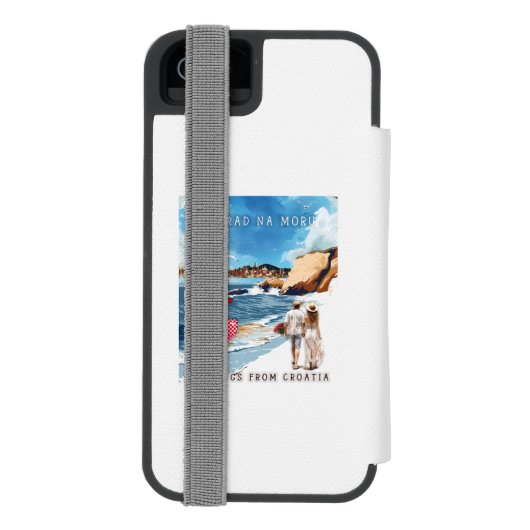 Biograd na moru 5 incipio iPhone Geldbeutel-Hülle (Folio Rückseite)