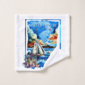 Biograd na Moru Badhandtuch Set (Waschlappen)