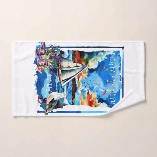 Biograd na Moru Badhandtuch Set (Handtuch)