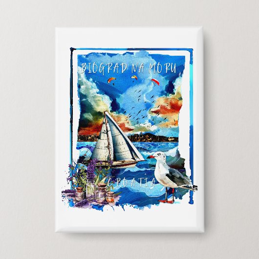 Biograd na Moru Button (Vorderseite)