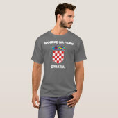 Biograd na Moru, Kroatien mit Wappen T-Shirt (Vorne ganz)