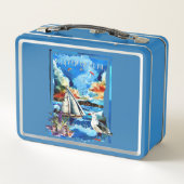 Biograd na Moru Metall Brotdose (Rückseite)