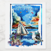 Biograd na Moru Weinetikett (Einzelnes Label)