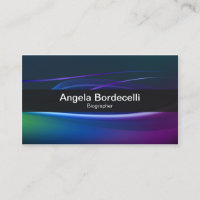 Biograf Business Card Borealis Lights