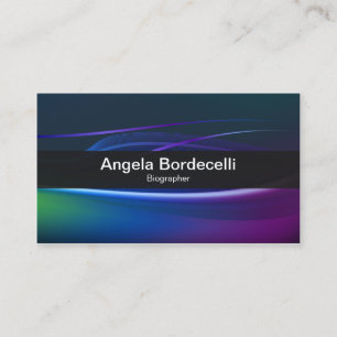 Biograf Business Card Borealis Lights Visitenkarte