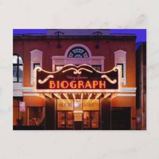 Biograph Theater Postkarte (Vorderseite)