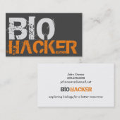 Biohacker-Visitenkarten Visitenkarte (Vorne/Hinten)