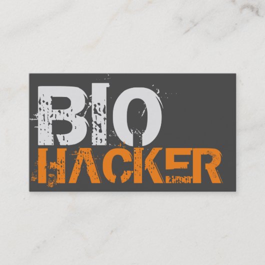 Biohacker-Visitenkarten Visitenkarte (Vorderseite)