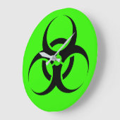 Biohazard Große Wanduhr (Winkel)