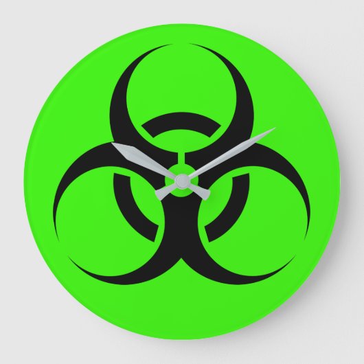 Biohazard Große Wanduhr (Vorderseite)