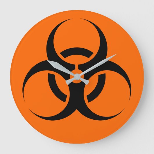 Biohazard Große Wanduhr (Vorderseite)