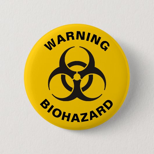 Biohazard Icon Button (Vorderseite)