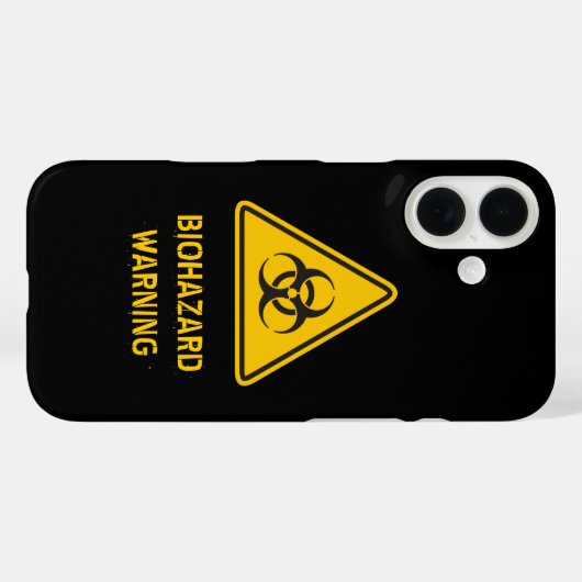 Biohazard Icon Case-Mate iPhone Hülle (Rückseite (Horizontal))