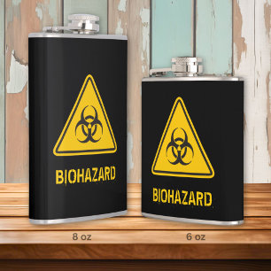 Biohazard Icon Flachmann