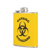 Biohazard Icon Flachmann (Links)