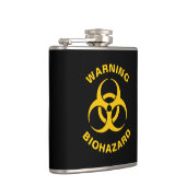 Biohazard Icon Flachmann (Rechts)