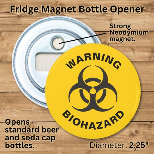 Biohazard Icon Flaschenöffner