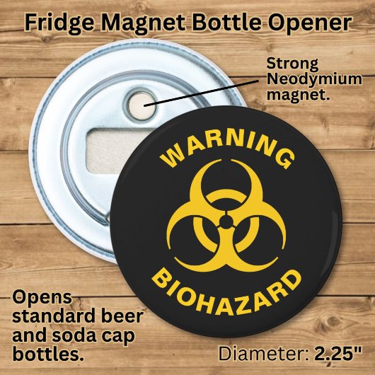 Biohazard Icon Flaschenöffner
