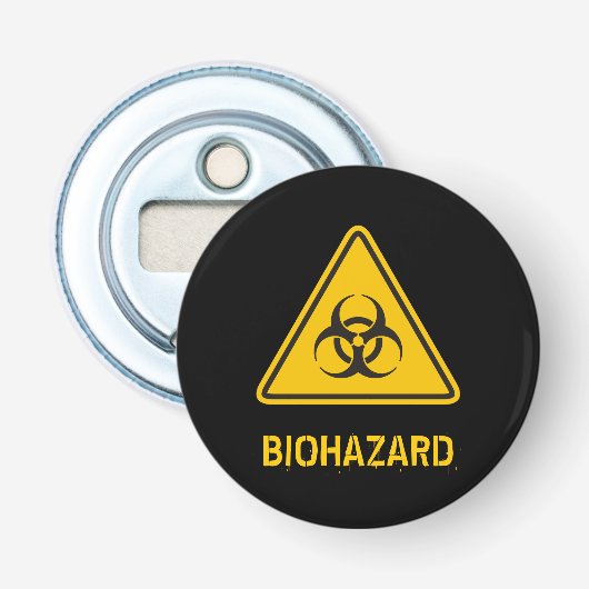 Biohazard Icon Flaschenöffner (Vorderseite)