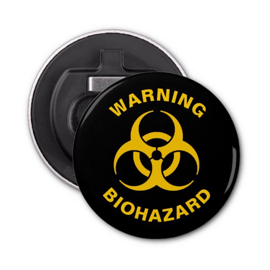 Biohazard Icon Flaschenöffner (Vorderseite)