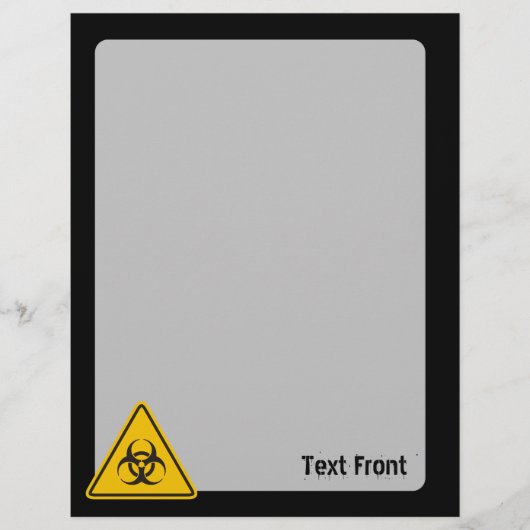 Biohazard Icon Flyer (Vorne)