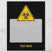 Biohazard Icon Flyer (Hinten)