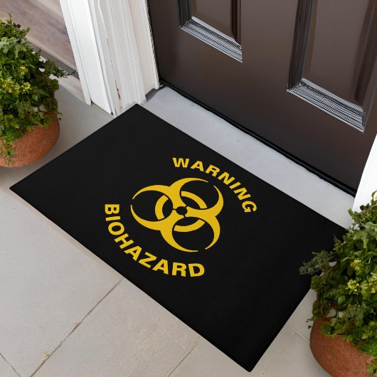 Biohazard Icon Fußmatte