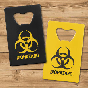 Biohazard Icon Geldbeutel Flaschenöffner