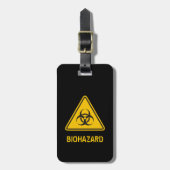 Biohazard Icon Gepäckanhänger (Vorderseite vertikal)