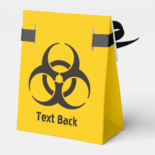 Biohazard Icon Geschenkschachtel (Rückseite)