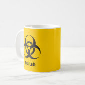 Biohazard Icon Kaffeetasse (Vorderseite Links)