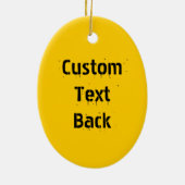 Biohazard Icon Keramik Ornament (Hinten)