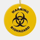 Biohazard Icon Keramik Ornament (Vorne)