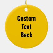 Biohazard Icon Keramik Ornament (Hinten)