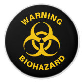 Biohazard Icon Keramikknauf (Vorderseite)