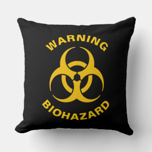 Biohazard Icon Kissen