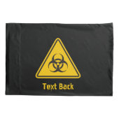 Biohazard Icon Kissenbezug (Rückseite)