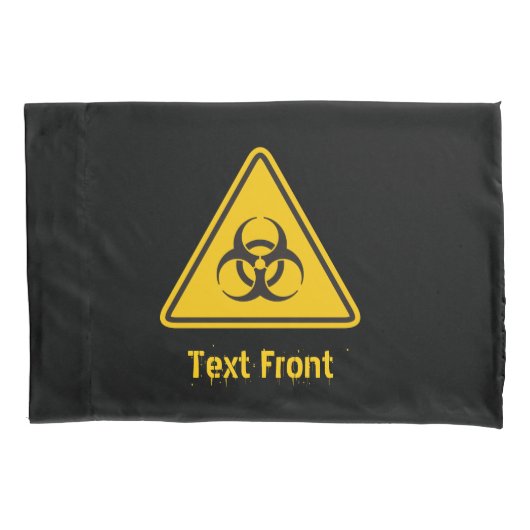 Biohazard Icon Kissenbezug (Vorderseite)