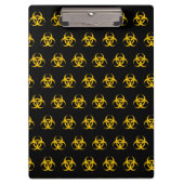 Biohazard Icon Klemmbrett (Vorderseite)