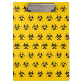 Biohazard Icon Klemmbrett (Vorderseite)