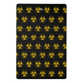 Biohazard Icon Mini Klemmbrett (Rückseite)