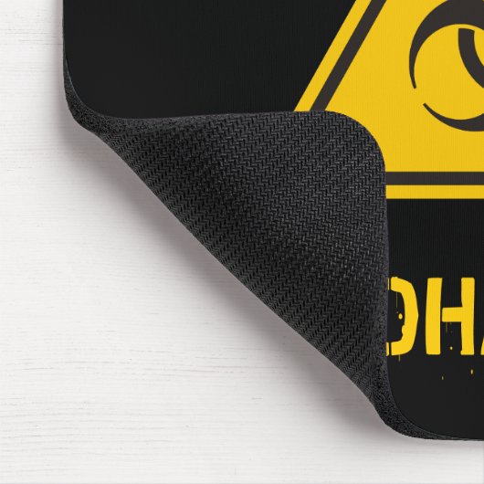 Biohazard Icon Mousepad (Ecke)