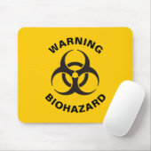 Biohazard Icon Mousepad (Mit Mouse)
